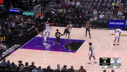 10月14日NBA季前赛 开拓者 - 国王 全场录像