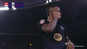 [进球视频] 巴萨3-1领先！亚马尔横传门前，热苏斯轻松推射空门得手！